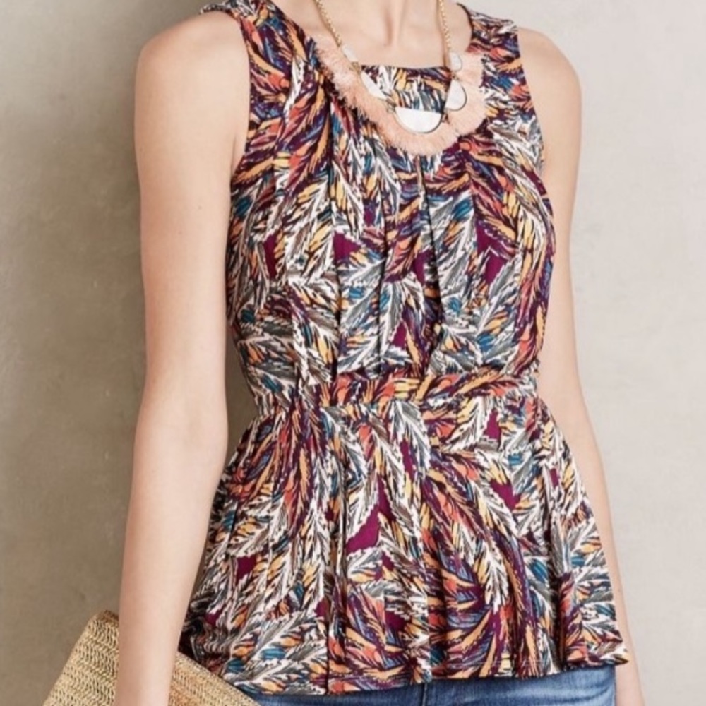 Anthropologie Boho Blouse Tank